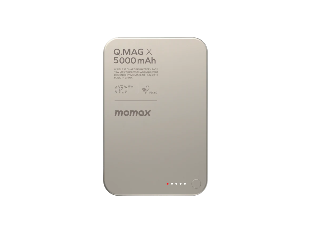 Buy Momax Q.Mag X 5000mAh Magnetic Wireless Power Bank - Grey - Gen 2 in Qatar Buy Momax Q.Mag X 5000mAh Magnetic Wireless Power Bank - Grey - Gen 2 in Qatar